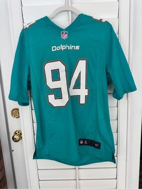 NFL Dolphins Teal #94 Jersey